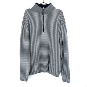 Banana Republic Pima Cotton Quarter Zip Sweater